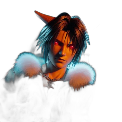 dragon, mask, face, hair transparent PNG cut-out