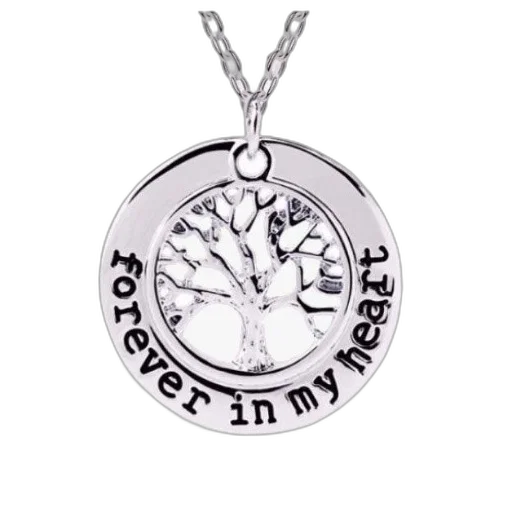 jewelry, silver, necklace, circular transparent PNG cut-out