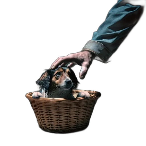 animal, hat, staff, food transparent PNG cut-out