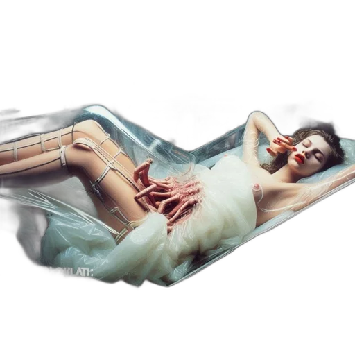 dress, mask, shoes, jewelry transparent PNG cut-out