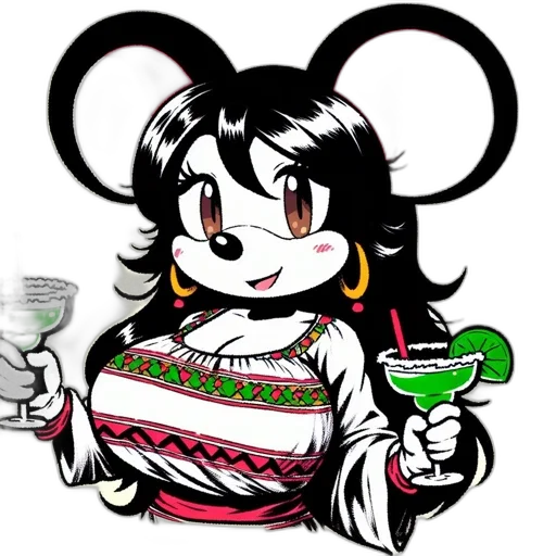 cartoon, pixel art, vaporwave, anime transparent PNG cut-out