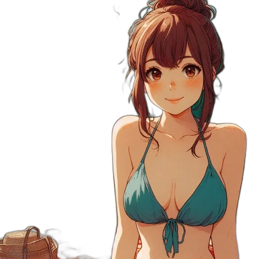 dress, hat, crown, staff transparent PNG cut-out