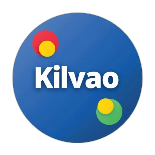 3d render, circular, logo, blue transparent PNG cut-out