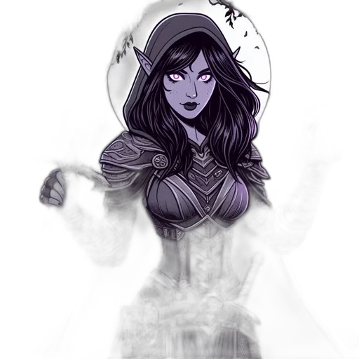fantasy art, concept art, pixel art, comic book art transparent PNG cut-out