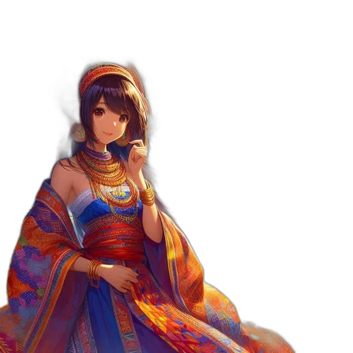 dress, jewelry, crown, sword transparent PNG cut-out