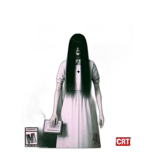 dress, creature, robot, hair transparent PNG cut-out