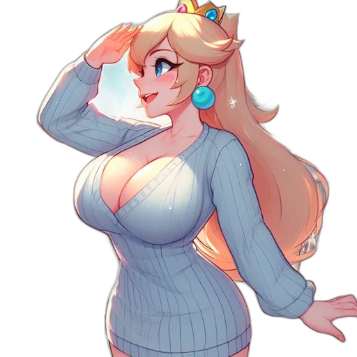 dress, crown, staff, hat transparent PNG cut-out