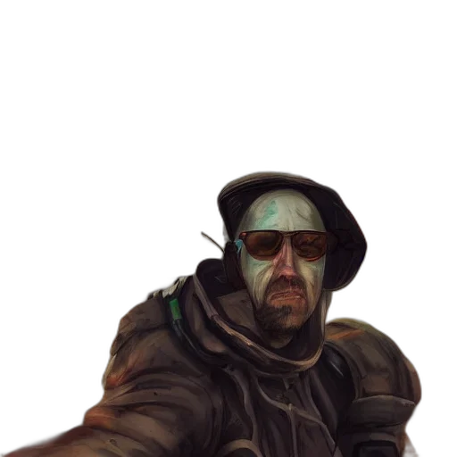 mask, face, jacket, robot transparent PNG cut-out