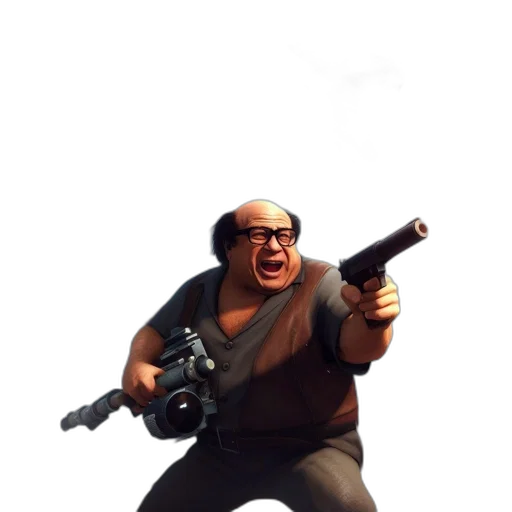 weapon, staff, animal, creature transparent PNG cut-out