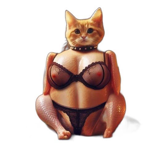 dress, animal, photorealistic, concept art transparent PNG cut-out