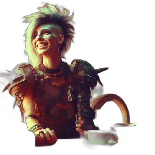 dragon, staff, fantasy art, concept art transparent PNG cut-out
