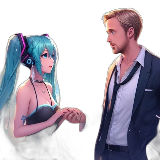 dress, robot, concept art, anime transparent PNG cut-out