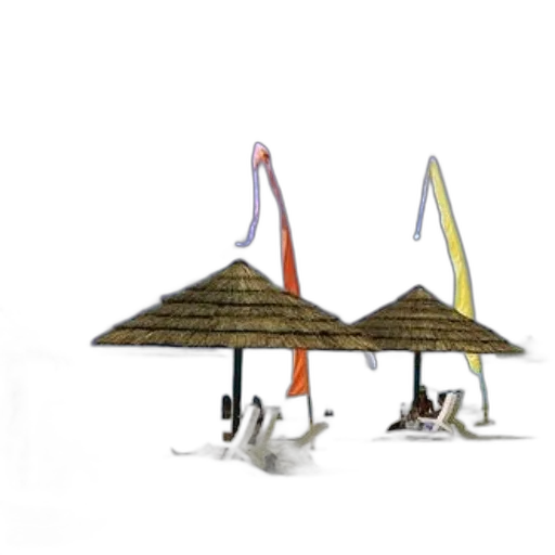 umbrella, staff, furniture, hat transparent PNG cut-out