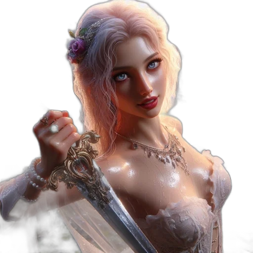 jewelry, sword, staff, weapon transparent PNG cut-out