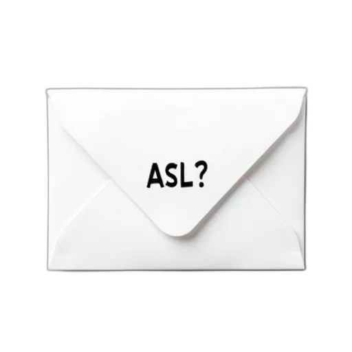 3d render, white, envelope, black transparent PNG cut-out