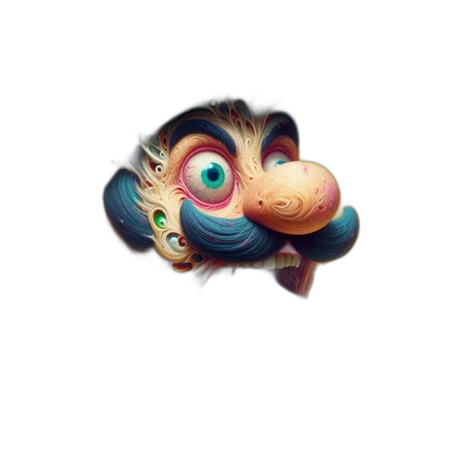 mask, dragon, creature, face transparent PNG cut-out