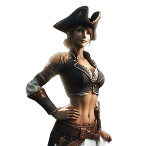 hat, staff, jacket, weapon transparent PNG cut-out