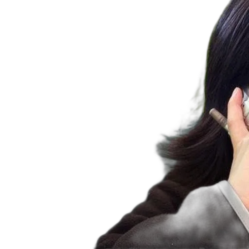 photorealistic, person, long, dark transparent PNG cut-out