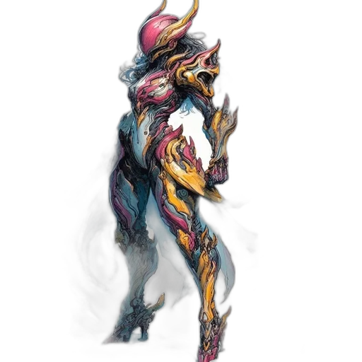 dragon, mask, creature, weapon transparent PNG cut-out