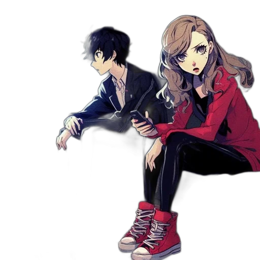 jacket, concept art, anime, pixel art transparent PNG cut-out