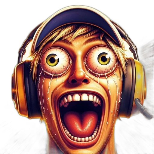 face, mask, creature, concept art transparent PNG cut-out