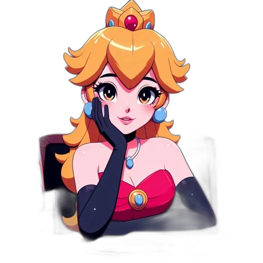 crown, dress, jewelry, staff transparent PNG cut-out