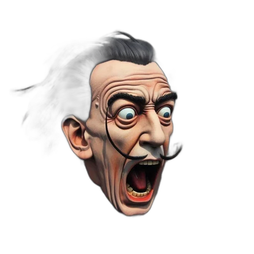 face, mask, creature, staff transparent PNG cut-out
