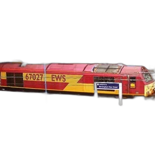 red, yellow, train, number transparent PNG cut-out