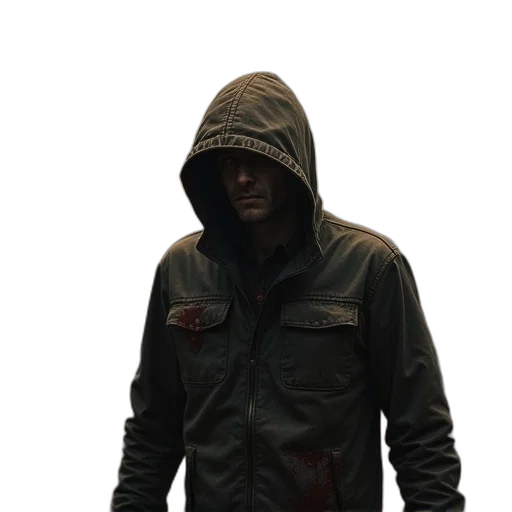 jacket, staff, weapon, concept art transparent PNG cut-out