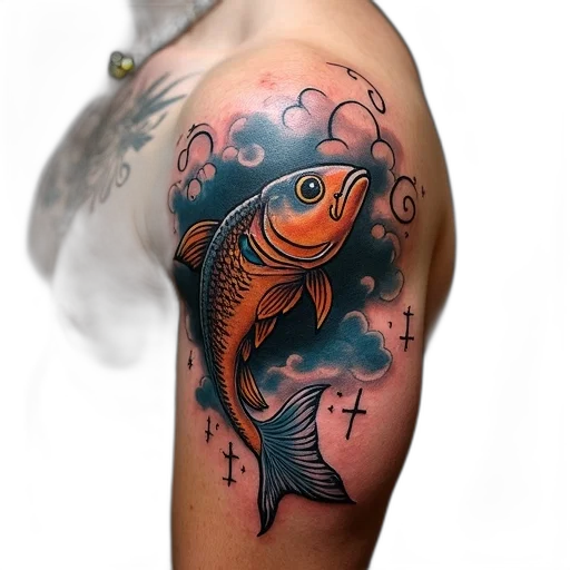 photorealistic, watercolor, underwater, close-up transparent PNG cut-out