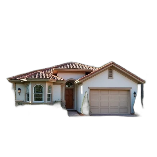 building, 3d render, photorealistic, earth tones transparent PNG cut-out