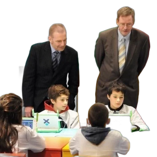staff, two, men, suits transparent PNG cut-out