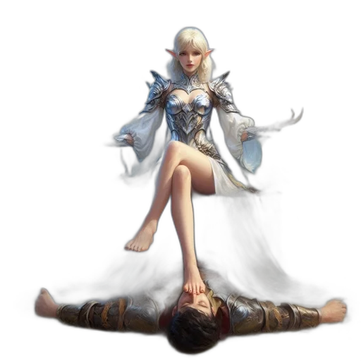 sword, dress, staff, weapon transparent PNG cut-out