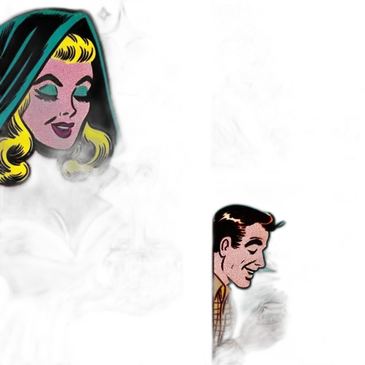 comic book art, concept art, cartoon, fantasy art transparent PNG cut-out