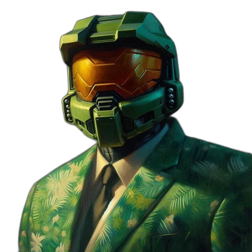 mask, robot, face, jacket transparent PNG cut-out