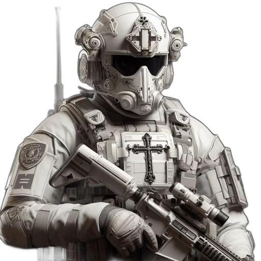 mask, weapon, staff, robot transparent PNG cut-out