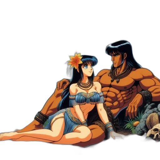 concept art, comic book art, fantasy art, pixel art transparent PNG cut-out