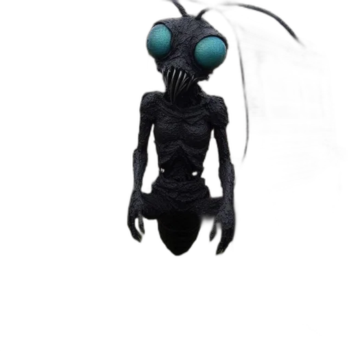 robot, creature, staff, mask transparent PNG cut-out