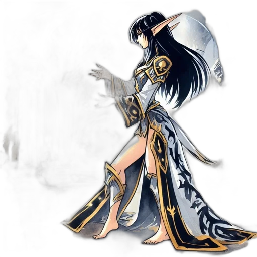 sword, staff, weapon, dress transparent PNG cut-out