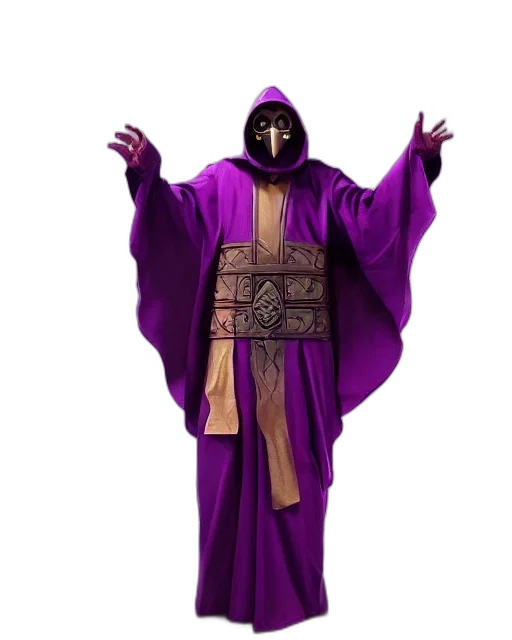 staff, mask, dress, jacket transparent PNG cut-out