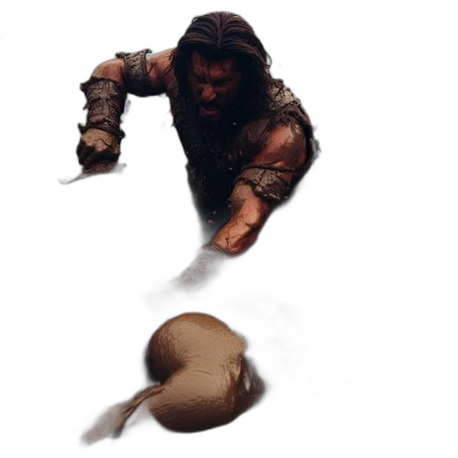 hair, creature, weapon, sword transparent PNG cut-out