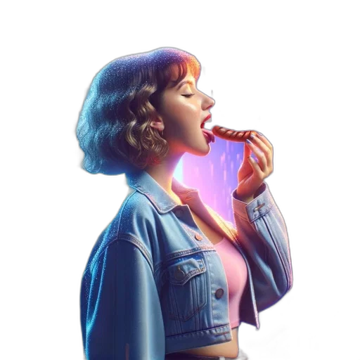 food, jacket, weapon, staff transparent PNG cut-out