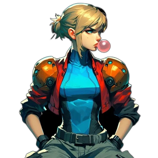 jacket, robot, face, concept art transparent PNG cut-out