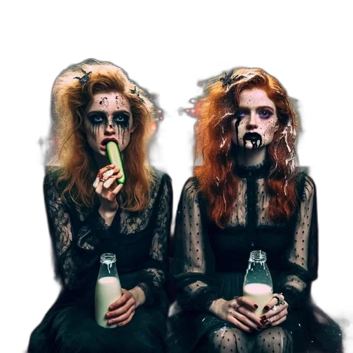 bottle, hair, cyberpunk, concept art transparent PNG cut-out