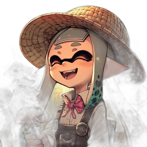 hat, mask, staff, weapon transparent PNG cut-out