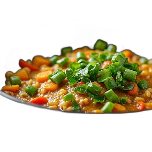 food, crown, photorealistic, 3d render transparent PNG cut-out