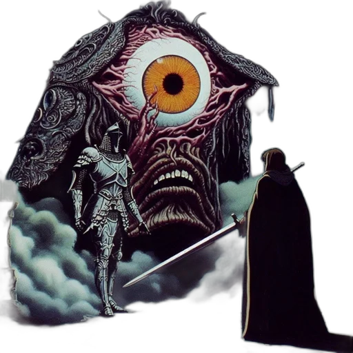 creature, mask, jacket, concept art transparent PNG cut-out
