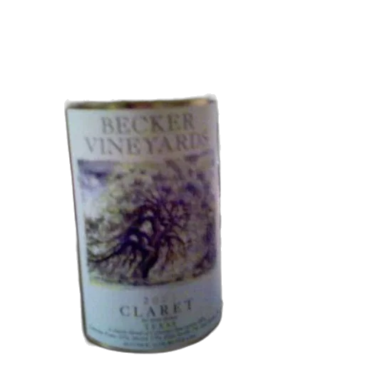 bottle, becker, vineyards, claret transparent PNG cut-out