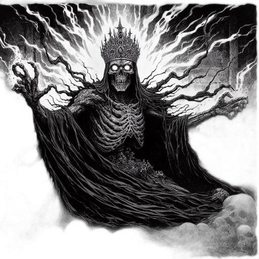 creature, crown, fantasy art, concept art transparent PNG cut-out