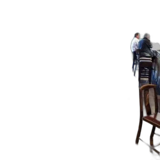 furniture, jacket, staff, shoes transparent PNG cut-out